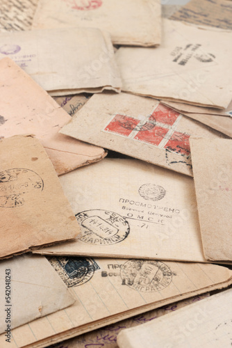 Postal letters from in time of World War II