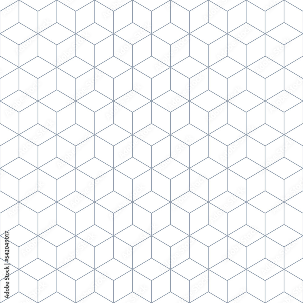 Seamless isometric grid with editable strokes. Vector geometric pattern Seamless isometric grid with editable strokes. Vector geometric pattern