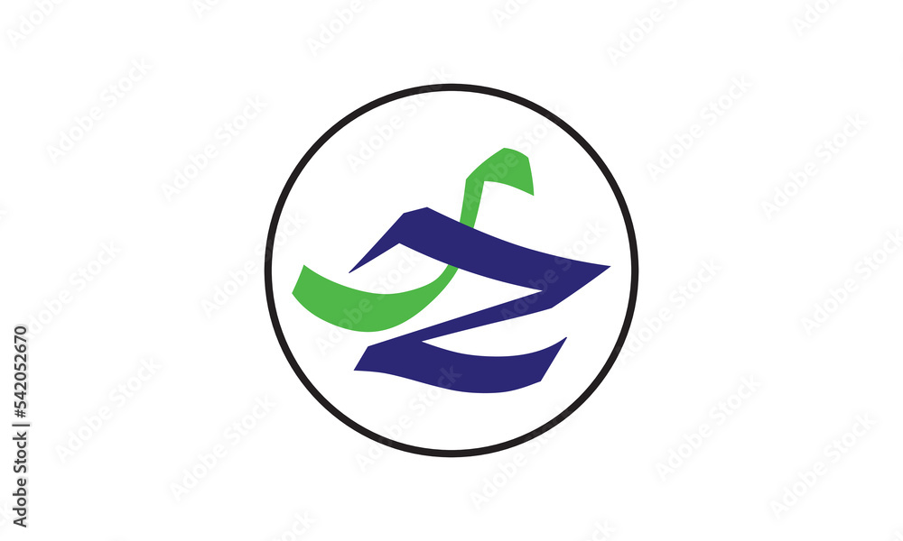 FZ initial monogram building logo for real estate with creative circle style design FZ initial monogram building logo for real estate with creative circle style design