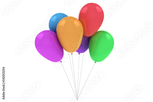 Print op canvas Balloons PNG Illustration