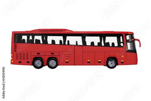 Foto Tour Bus Side View PNG