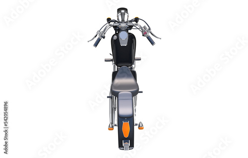Motorcycle From Above PNG Illustration