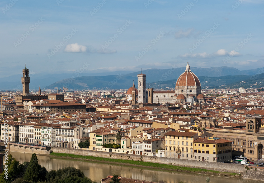 Blick auf Florenz 