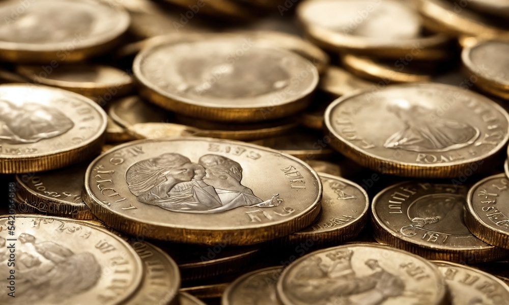 PIle of random fantasy coins PIle of random fantasy coins