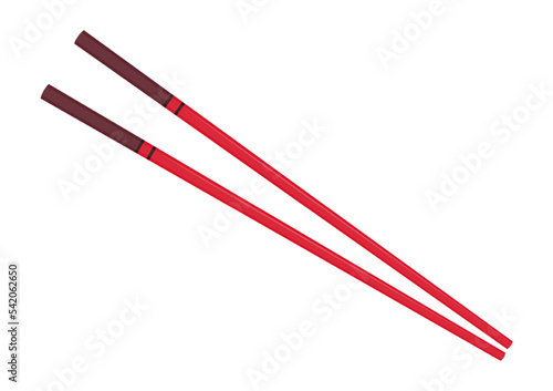 Chopsticks vector. chopsticks white background. wallpaper. free space for text. copy space.