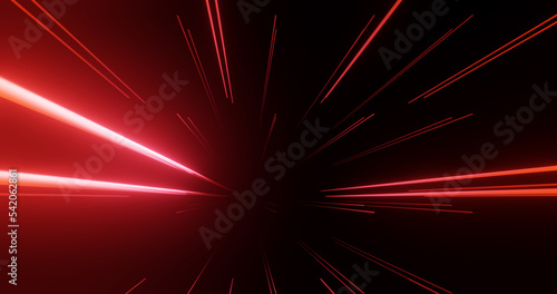 Render with red glowing lines pointing forward © savelov