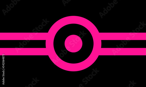 Swingers pride flag vector. Swinging, non monogamous behavior in which both singles and couple partners in engage in sexual activity with others. Recreational social activity open relationship in love
