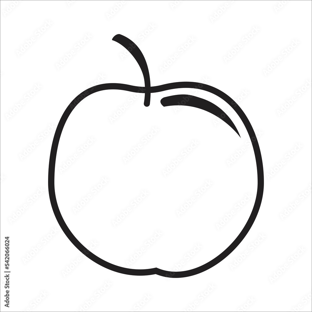 apple icon vector design template apple icon vector design template