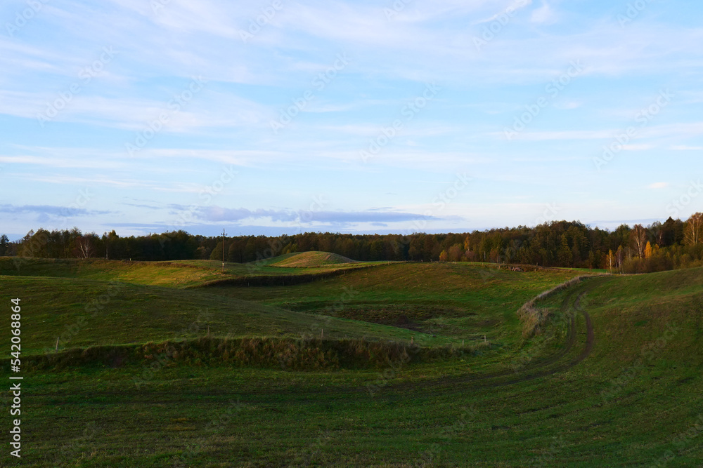 Rural landscape in the Suwałki Region
