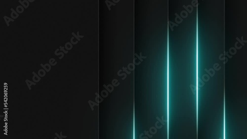 4k Blue Neon Light Pattern loop