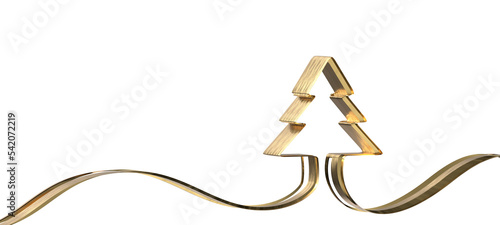 scene abstract christmas tr...