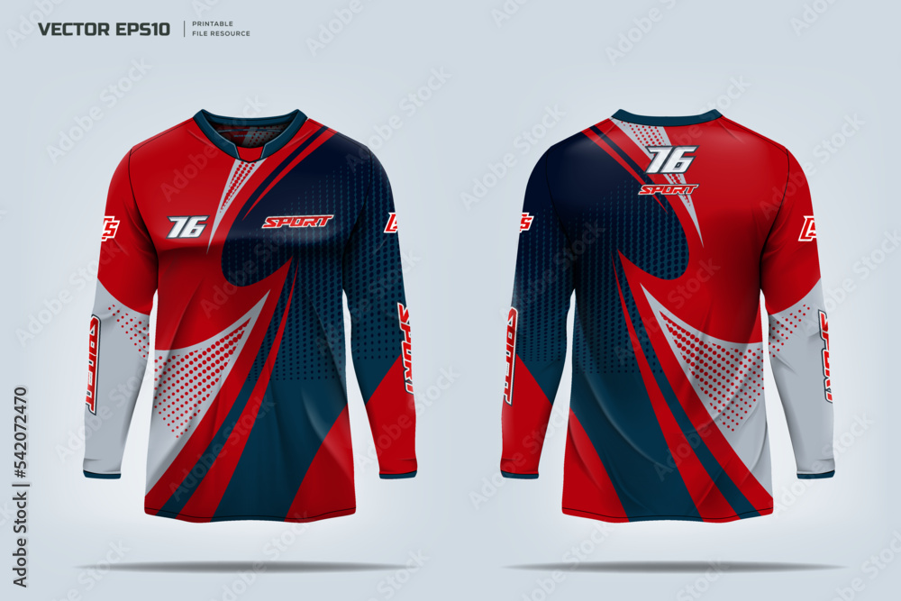 Sport shirt apparel design, Soccer jersey mockup and design for sport