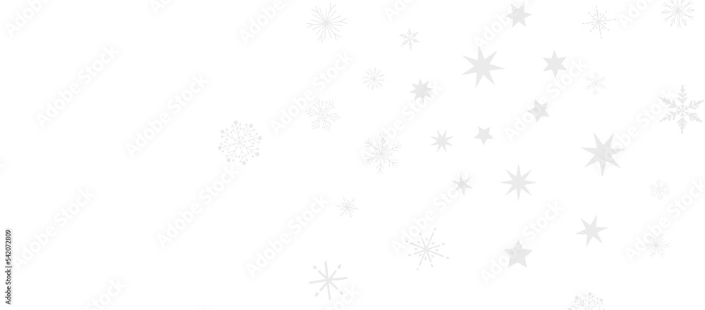 Christmas background design of snowflake and snow falling in the winter 3d illustration