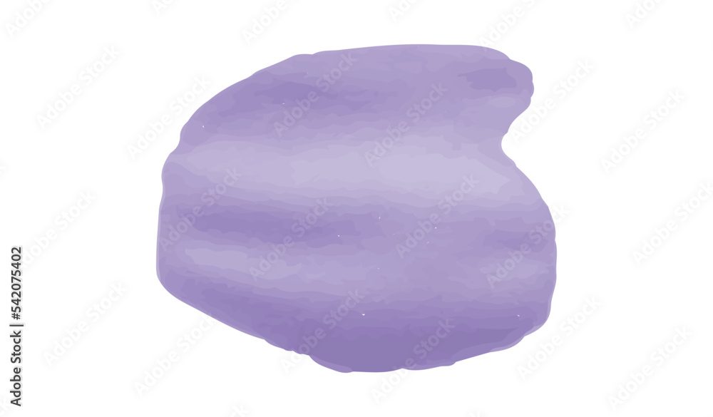 Fototapeta premium Purple watercolor brush stroke