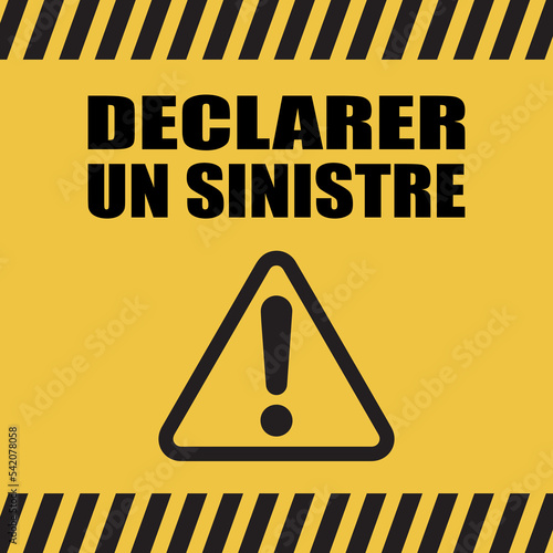 Logo déclarer un sinistre.