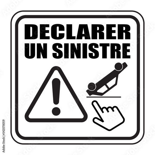 Logo déclarer un sinistre.