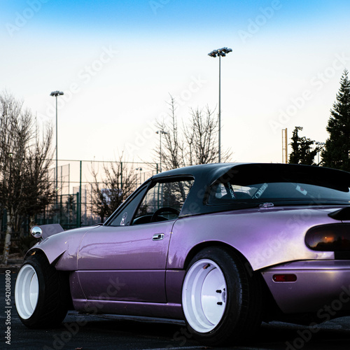 Fotografija Rear Sports Car Parked