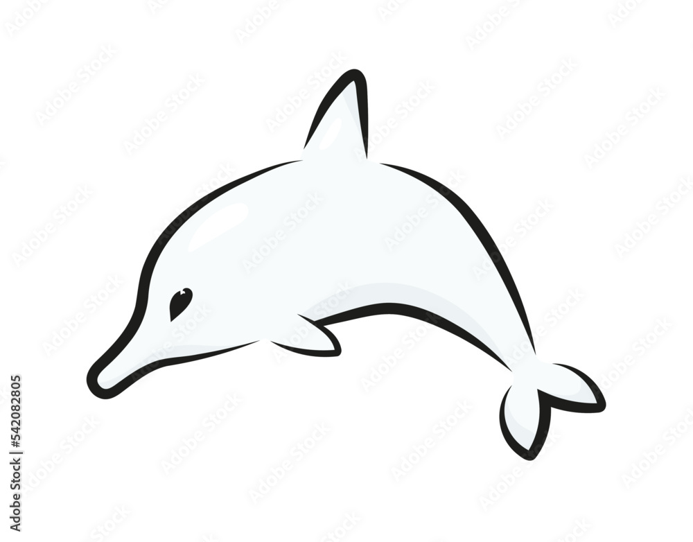 Delfin ilustracja Delfin ilustracja