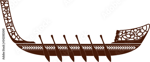 NZ Maori waka boat canoe
