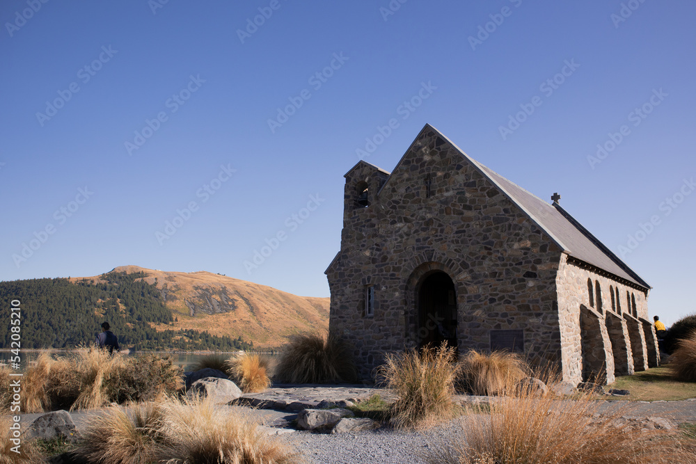 The Church of the Good Shepherd in Tekapo on the south island of New Zealand. The Church of the Good Shepherd in Tekapo on the south island of New Zealand.