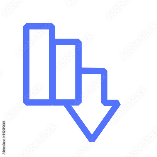 finance graphic line icon