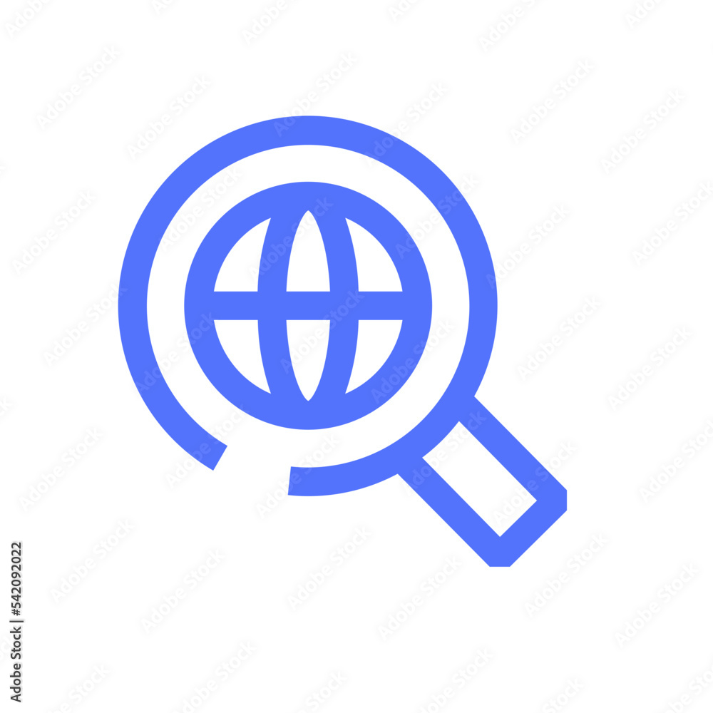 find global online search web line icon find global online search web line icon
