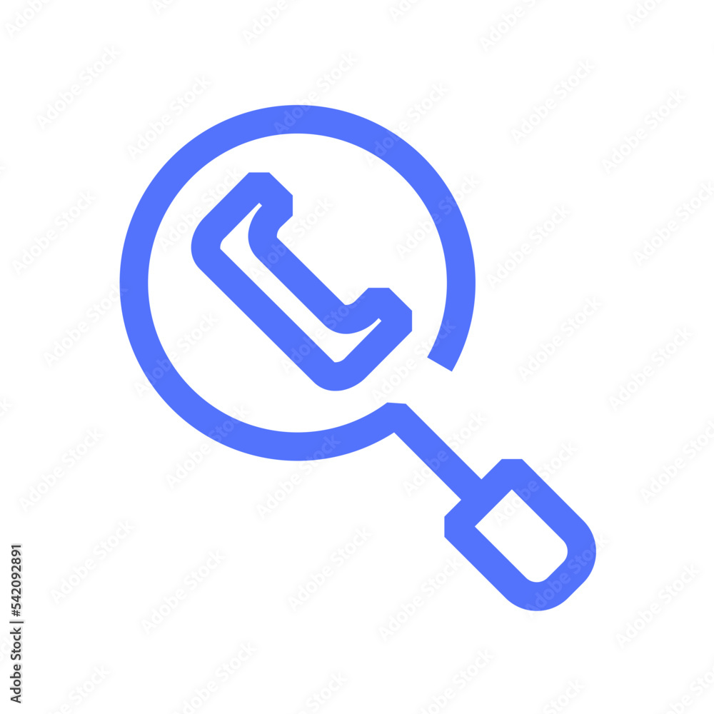 phone search telephone line icon phone search telephone line icon