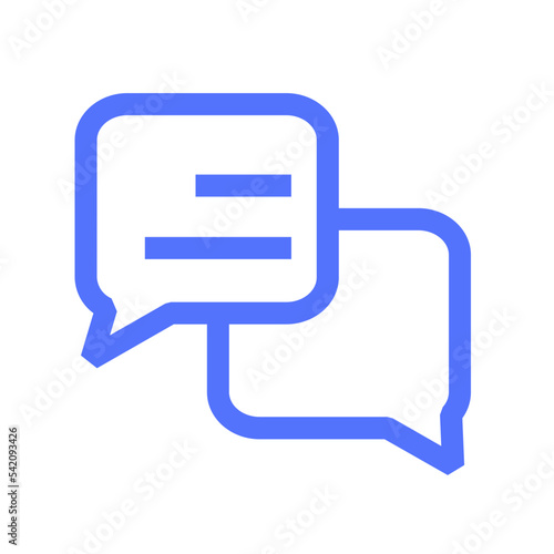 discuss message outline icon