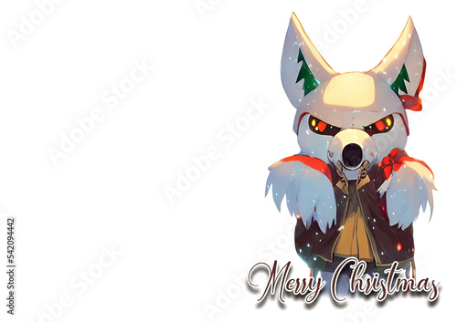 Cute Animal Christmas Card