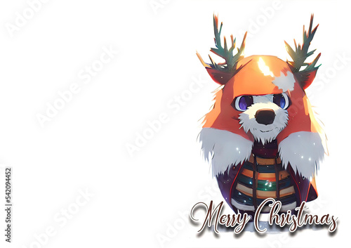 Cute Animal Christmas Card