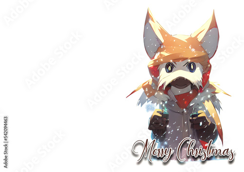 Cute Animal Christmas Card
