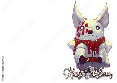 Cute Animal Christmas Card