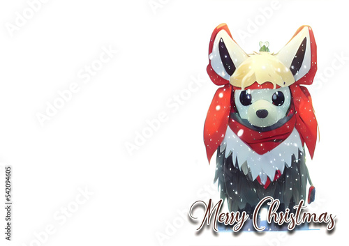 Cute Animal Christmas Card
