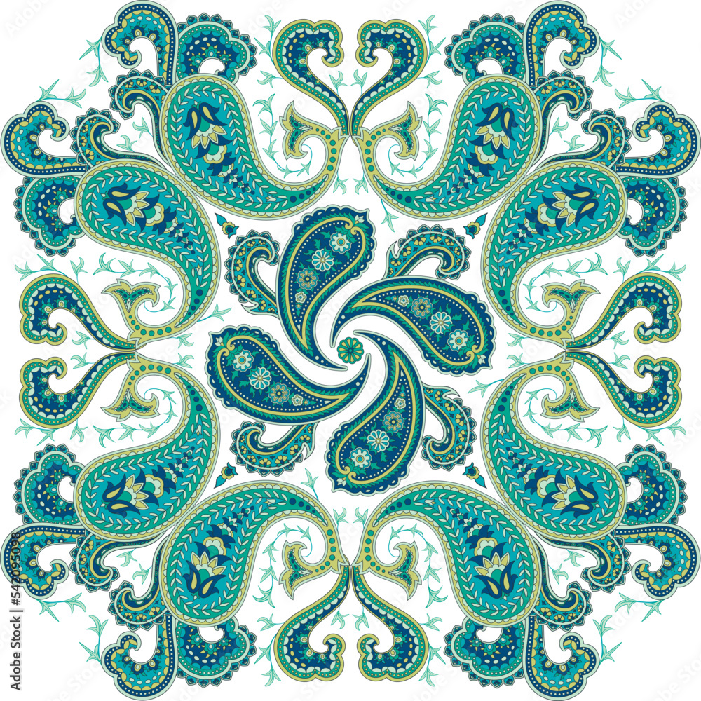 Decorative element of Paisley. Oriental pattern. An element for shawls, scarves, decorations for postcards, invitations. Decorative element of Paisley. Oriental pattern. An element for shawls, scarves, decorations for postcards, invitations.