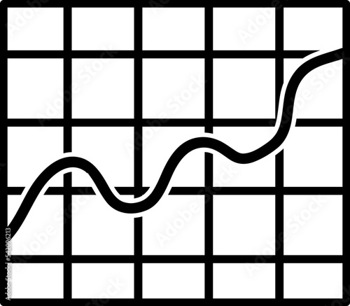 Vector flat chart diagram icon set illustration. Black column with arrow, Concept of finance statistics, analitics