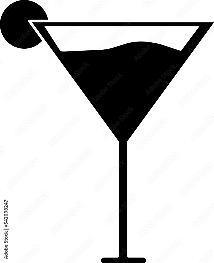 cocktail icon vector glyph style design on white background..eps cocktail icon vector glyph style design on white background..eps
