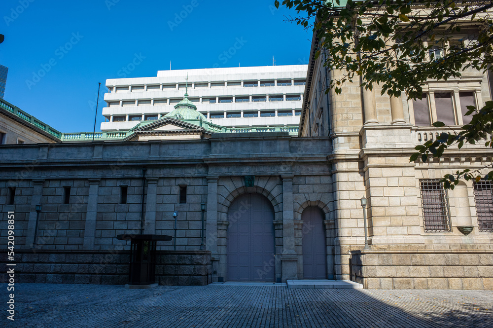 Fototapeta premium 日本銀行のレトロな建物