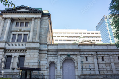 日本銀行のレトロな建物