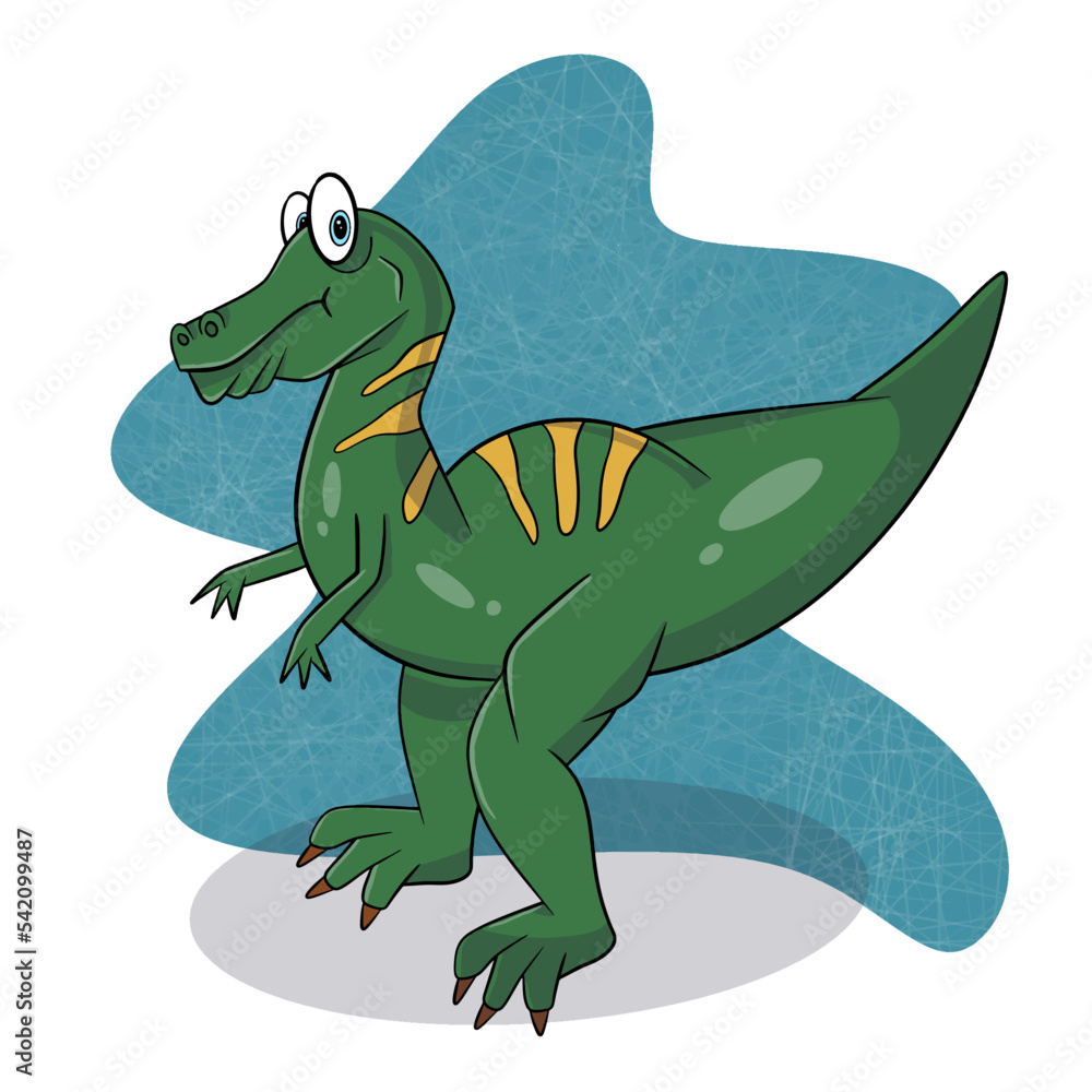 Fototapeta premium the green Dinosaurus