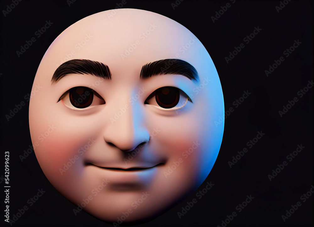 Black and white neutrality mask. Isolated on black. Black and white neutrality mask. Isolated on black.