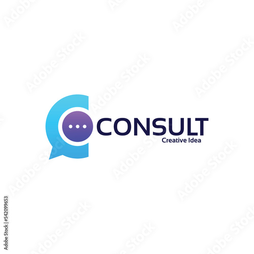Consulting logo icon vector isolated