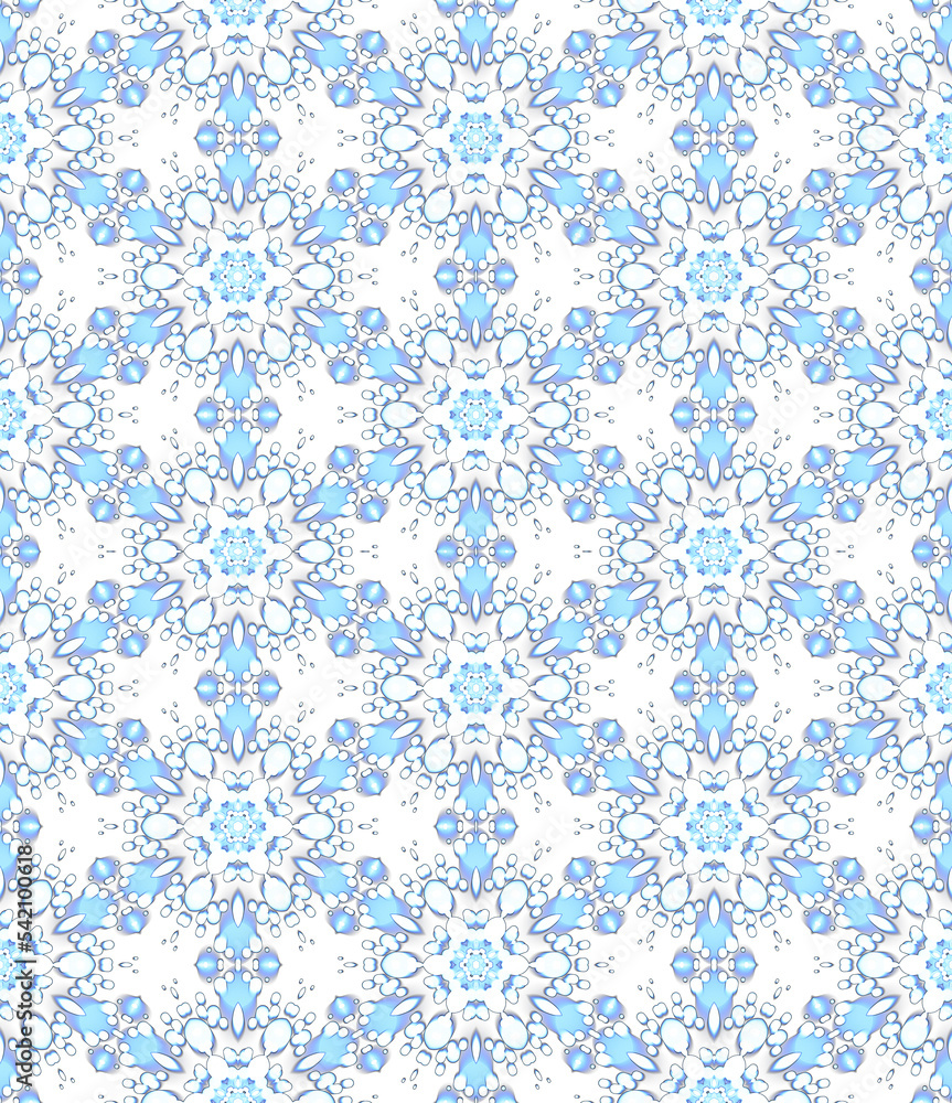 02.Star Flower Abstract Pattern_White 02.Star Flower Abstract Pattern_White