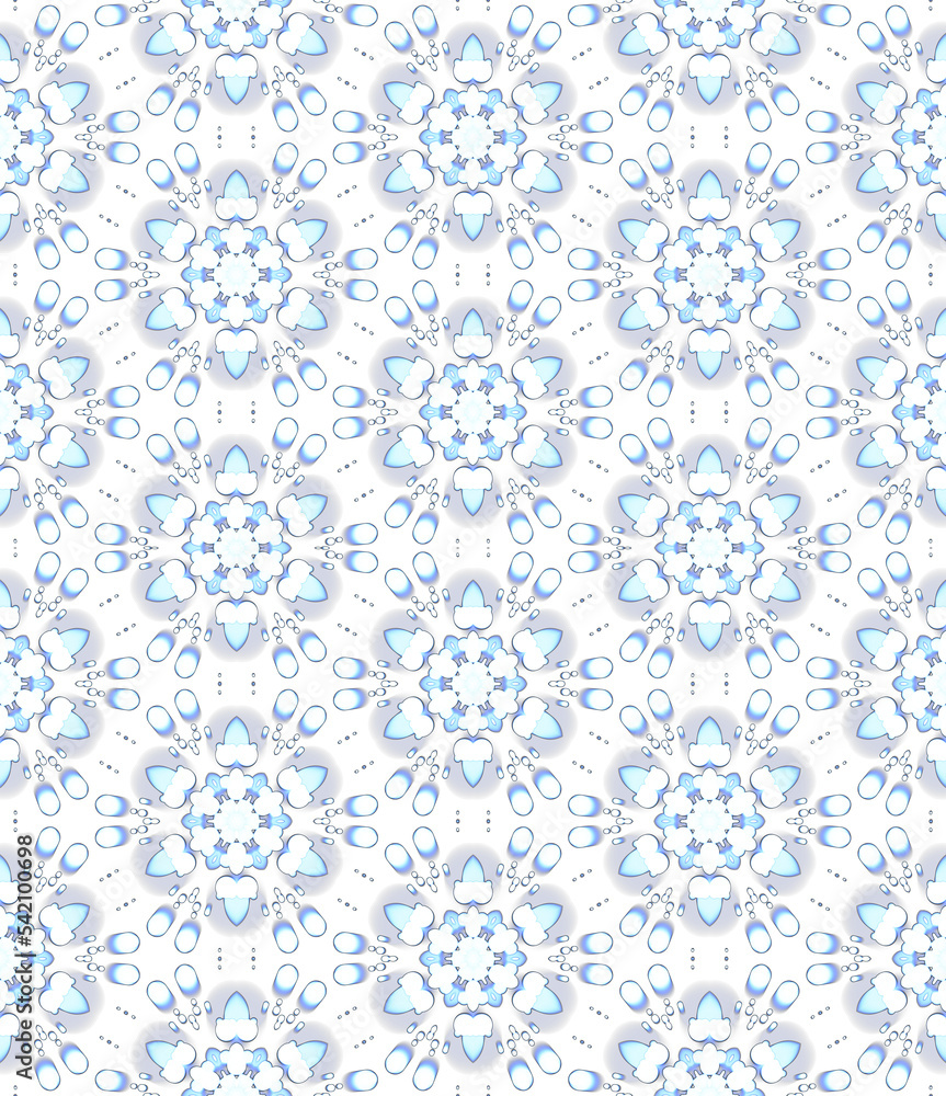 22.Blue Abstract Star Folk Ethnic Pattern 22.Blue Abstract Star Folk Ethnic Pattern