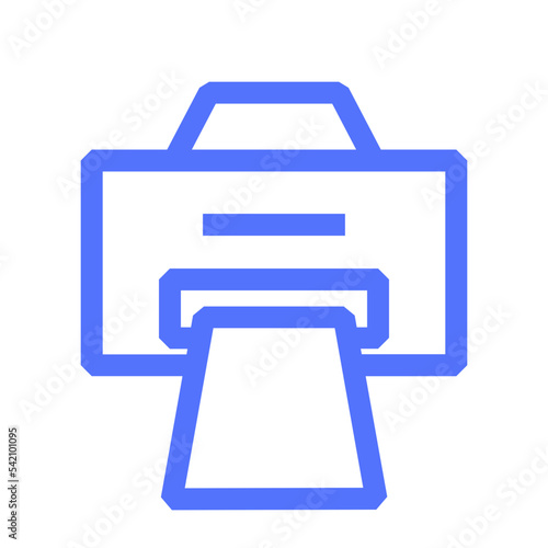 Business Digital Fax Marketing Print Printer Icon