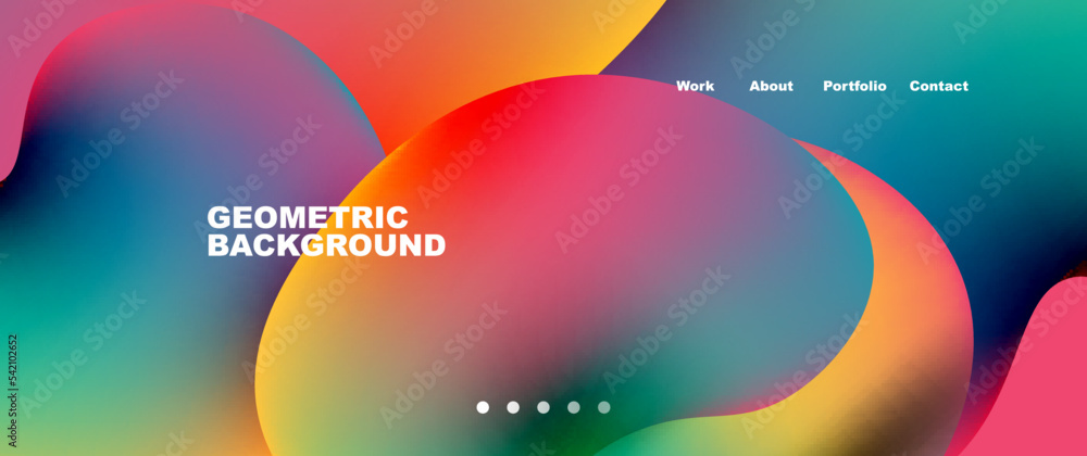 Liquid fluid shapes with flowin gradients abstract backgrounds. Vector illustration for wallpaper, banner, background, leaflet, catalog, cover, flyer Liquid fluid shapes with flowin gradients abstract backgrounds. Vector illustration for wallpaper, banner, background, leaflet, catalog, cover, flyer