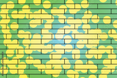 Colorful Brown brick wall texture wallpaper pattern background