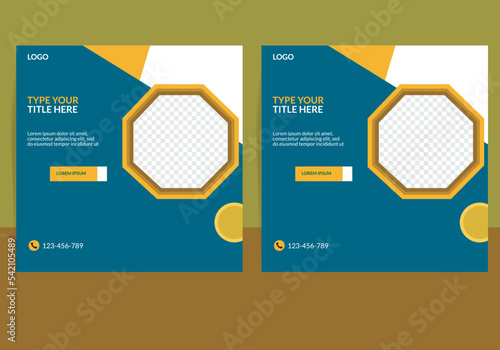 social media post banner design