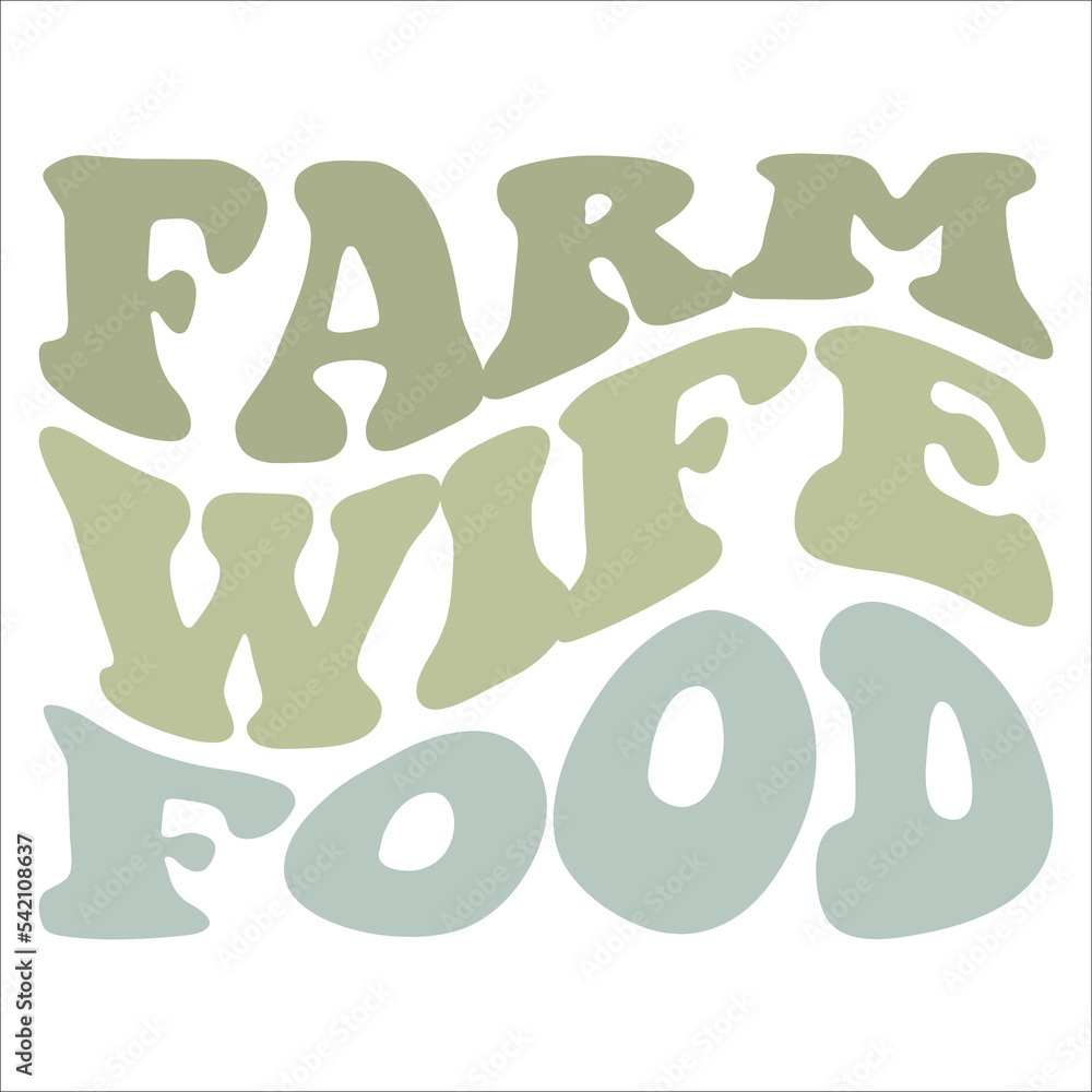 Farm Wife Food eps design