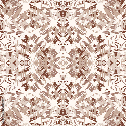 Seamless fractal pattern in vector format for printed fabrics or any other purposes. Every object is grouped base on color so the pattern is editable, tileable and easy to use.