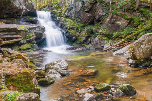 Cold Brook Fall in White Mountains.Randolph.New Hampshire.USA